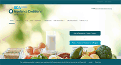 Desktop Screenshot of freelancedietitians.org